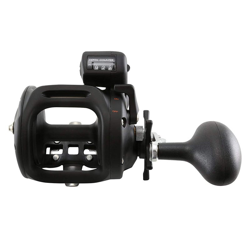 Okuma Magda Pro Line Counter Levelwind Trolling Reel, Small, Black/Silver, MA-20DXT - Image 2